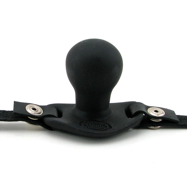 Black Silicone Ball Gag