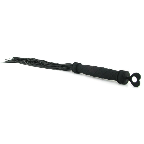 Black Silicone Flogger / Whip, image 4
