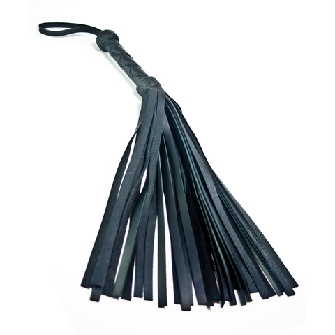 Elk & Belting Hybrid Flogger by Leatherbeaten, image 1