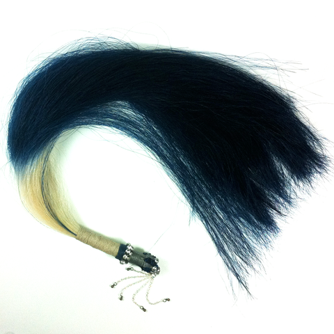 Ice Queen Rare Albino Mongolian Horse Hair Flogger